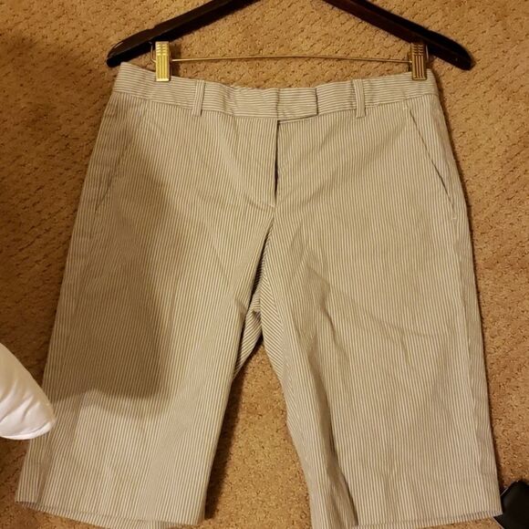 Theory Bermuda shorts striped size 6 - Picture 4 of 7